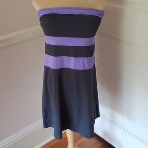 Swim cover-up Size M. Like New. Grey and light Purple.Has a Built in Bra.